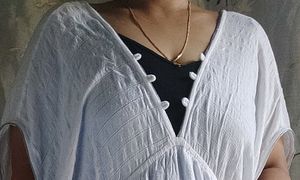 White Backless Long Dress
