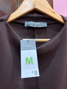 Brown Cap Sleeve Top