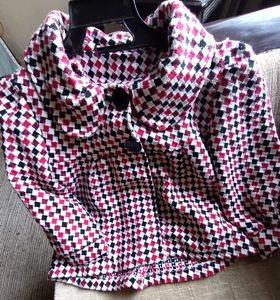 Checked Jacket for Girls