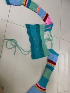 Boho Crochet Bell Sleeve Top