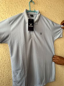 Allen Solly Men's Light Blue Polo Shirtnewwdtag
