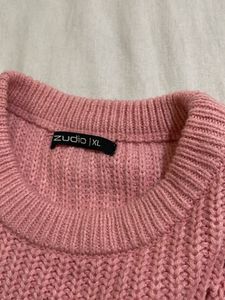 Pink Knit Cropped Vest🎀🫶🏻