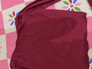 Maroon Full Sleeve Top