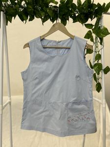 Embroidery  Pockets Top