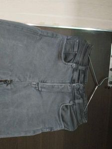 Grey Flare Jeans