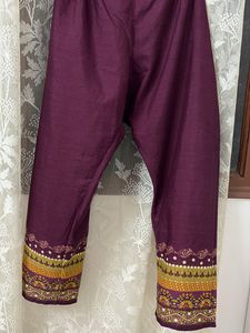 Beautiful Purple Printed Kurta Set