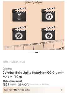Colorbar Insta Glam CC Cream