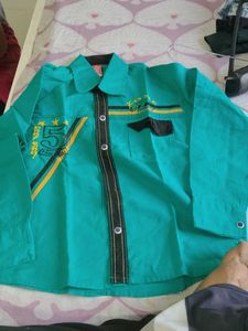 Boy's Stylish Green Shirt