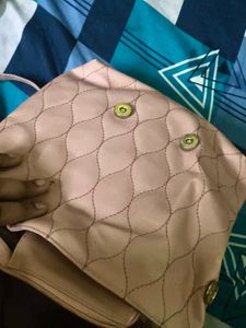 Chic Quilted Pink Backpack