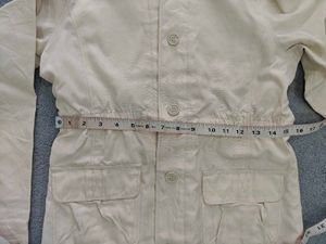 Beige Colour Long Waterproof Coat