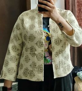 Quilted Button Down Jacket- Diwali 🎇🪔 Sale