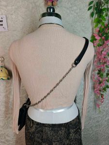 Cute Pink Button-Up Cardigan