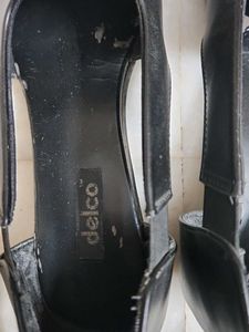 Classic Black Slingback Heels