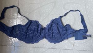 New Adore Me Blue Lace Bra