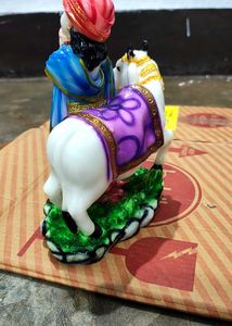 Lord Krishna Statue with Cow