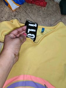 Cute Yellow Graphic T-Shirt
