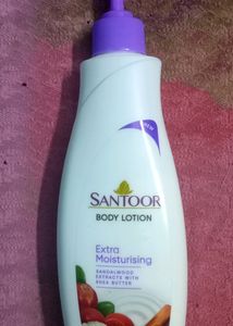 Santoor Body Lotion.