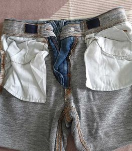 Kid's Blue Denim Shorts