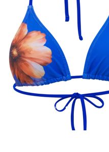 Vibrant Floral Bikini and Skirt Set