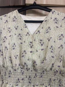 Light Floral Mini Dress