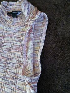 Forever 21 Sleeveless Mock Neck Top