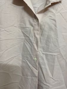 Pink Oversized Button-Down Shirt