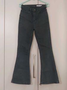 Flared Black Jeans