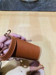 Pretty Brown Block Heels For Women