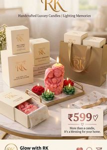 Glow with RK Luxury Handcrafted Candles