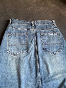 Classic Blue Denim Skirt