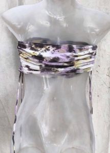Strapless Tie-Dye Tube Top
