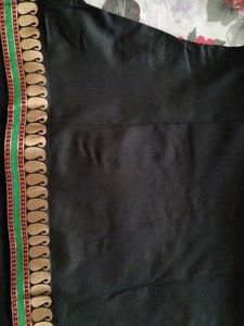 Embroidered Black Kurta | Short