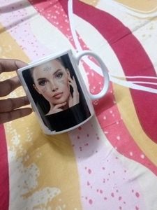Artistic Mug with Model Face Print