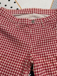 Red Gingham Pants