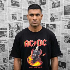 AC/DC Rock Band Graphic T-Shirt