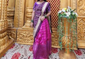 pattu lehenga (south Indian )