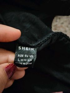 SHEIN  High-Waist Black Cycling Shorts - Size L