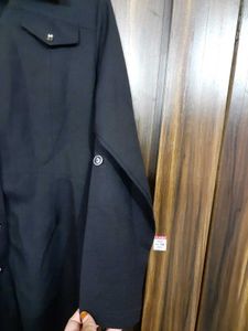 Chic Black Button-Down Maxi Dress