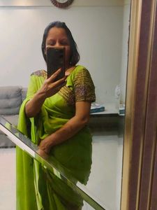 Green Colour Wedding Wear Saree