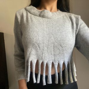 M&amp;S Pure Cashmere Wool Crop Sweater