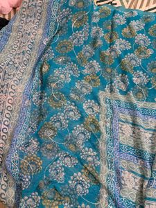 Beautiful Floral Print Saree