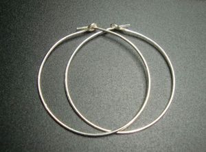 Silver Hoop Earrings