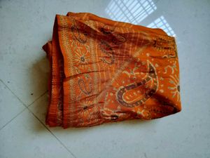 Designer Orange Kurta Set with Pants