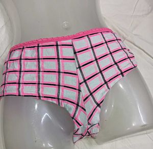 Cute Pink💛 Plaid Briefs