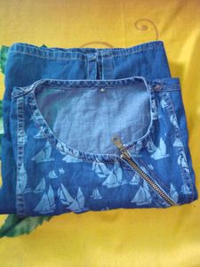 Denim Kurta (PRICES DROPS )