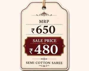 New cotton blend sarees stock clearance