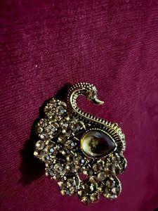 Ethnic Peacock &amp; Floral Ring Set
