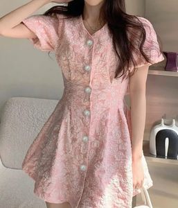 Cute Pink Mini Dress