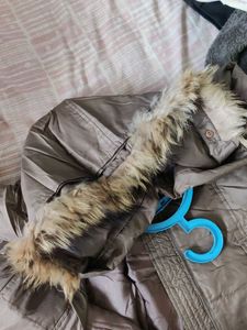 Women's Brown Winter Parka Jacket