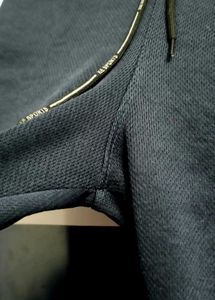 Men's Navy Joggers with Side Stripes